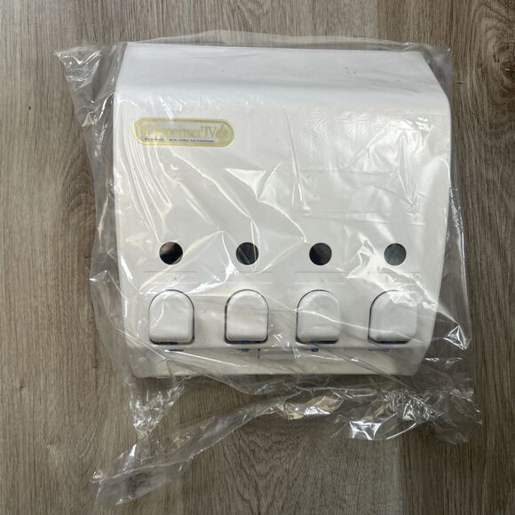 The Dispenser 4 Chamber Shower Organizer Soap Shampoo Conditioner Lotion READ - Picture 11 of 12